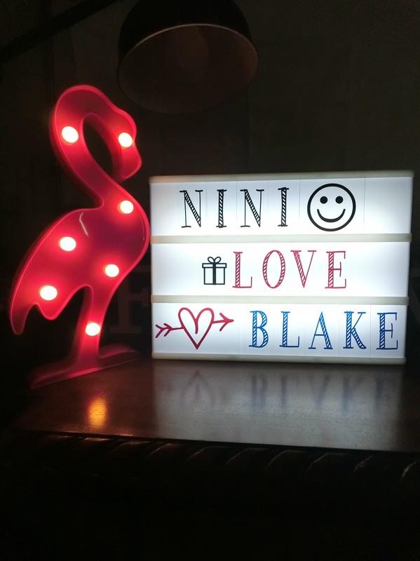 北歐簡約 DIY 裝飾字母燈箱 LED夜燈 創意組合燈 LIGHTBOX 拍照道具 燈飾 告白求婚道具 生日禮物 夜燈