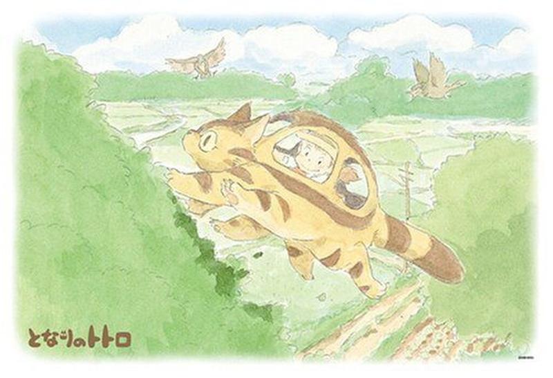 時代玩具屋《宮崎駿拼圖》300-233 龍貓 在天空散步