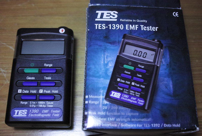 【最低價】泰仕 TES-1390 電磁波測試器(EMF Tester)