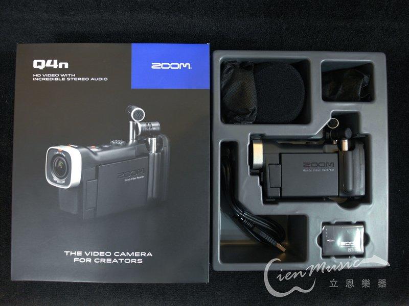 『立恩樂器』免運優惠 公司貨 ZOOM Q4N 小型 攝影機 樂手攝影 錄影機