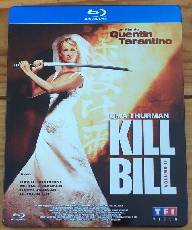 [藍光讚](現貨免運費)全新法版TF1 追殺比爾2:愛的大逃殺BD藍光單碟獨家鐵盒(法文字幕鎖B區),Kill Bill