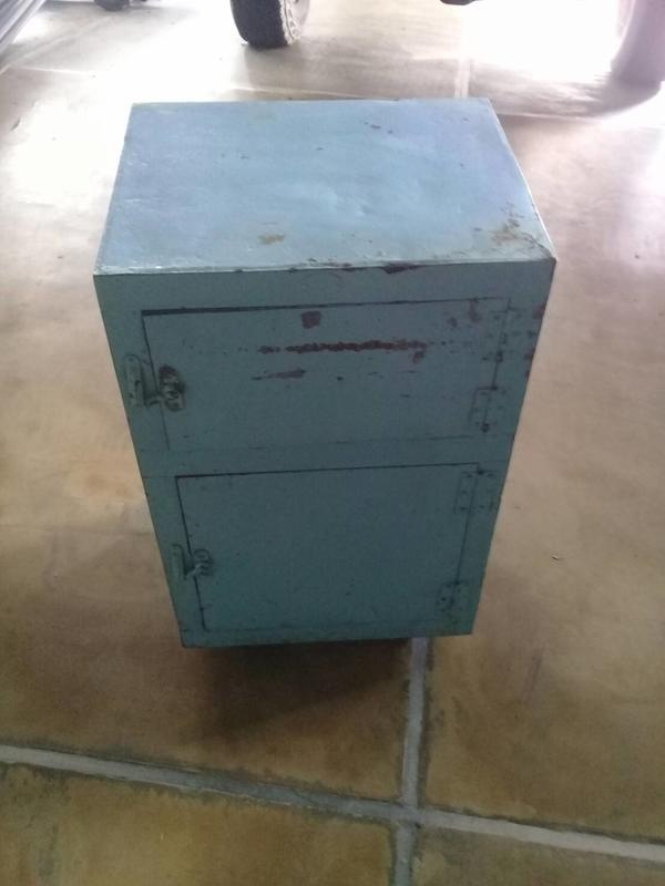 抗戰時期古董冰箱 復古 工業 鄉村風 儲物櫃 收納櫃