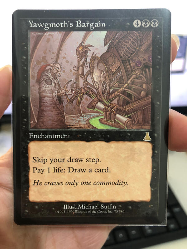 約格莫夫式交易 天命之戰 Yawgmoth's Bargain 英文 MTG 魔法風雲會 UDS 露天市集 全台最大的網路購物市集