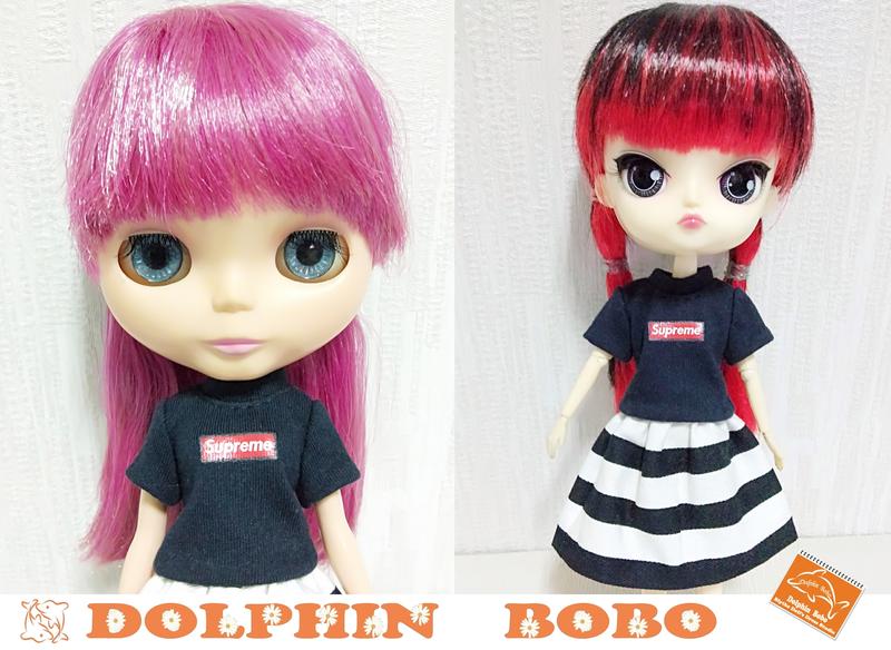 Dolphin Bobo娃衣工作室~黑色T恤