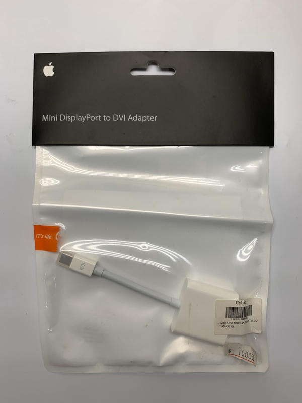 Apple 蘋果原廠 Mini DisplayPort 對 DVI 轉接器
