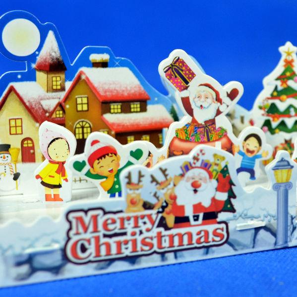 佳廷家庭 親子DIY紙模型3D立體拼圖贈品獎勵品專賣店 聖誕節萬聖節 袋裝聖誕節禮物系列2 卡樂保
