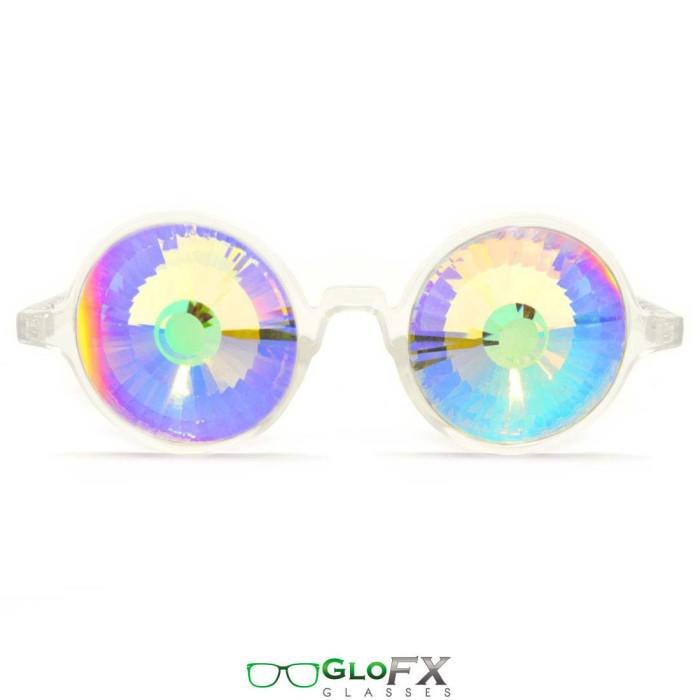 玻璃萬花筒 GloFX Clear Kaleidoscope Glasses- Rainbow Wormhole