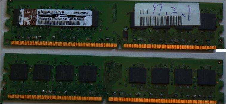 二手 金士頓 DDR2 667 1GB RAM 