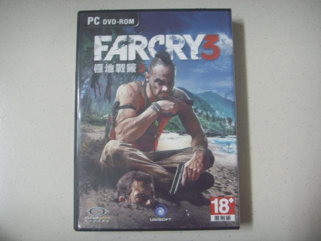 ※隨緣電玩※絕版 英特衛．FarCry 3：極地戰嚎 3．PC遊戲㊣正版㊣說明書已丟/光碟正常/原盒包裝．二片裝299元