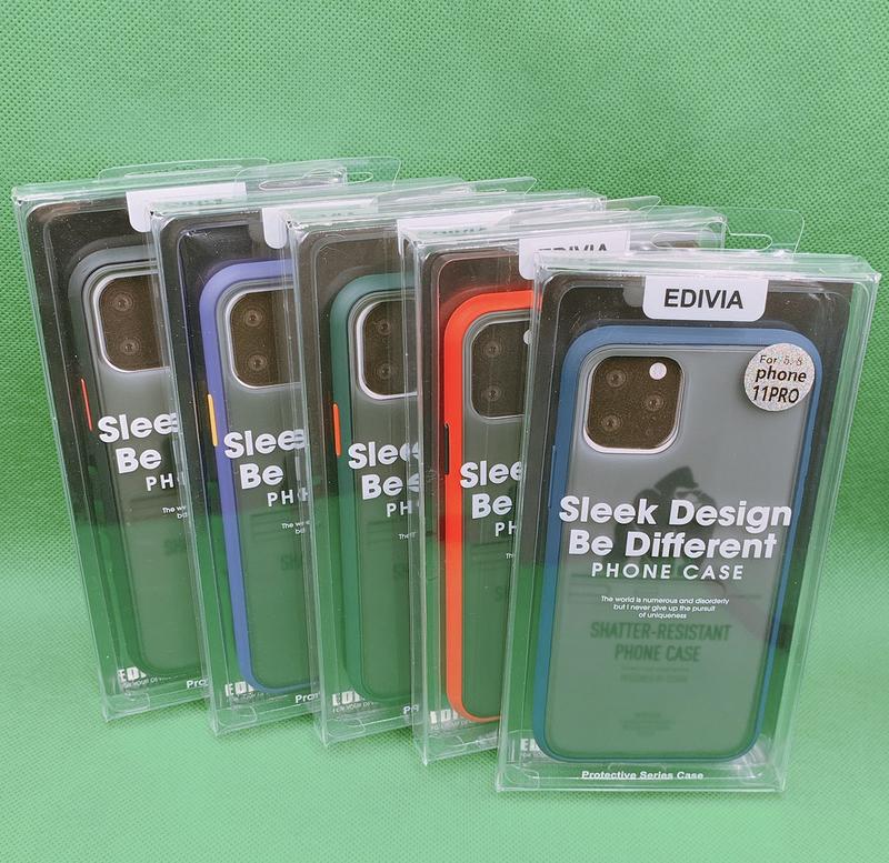 【蘋果狂想】EDIVIA Apple iPhone 11/11Pro/11ProMax 霧面拼色保護殼 手機殼