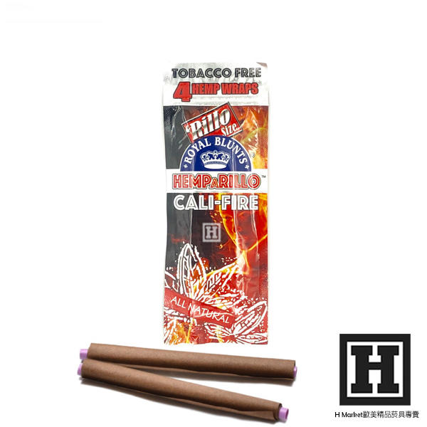 [H Market] 美國原裝進口 Royal Blunts 加州火 雪茄紙 4入 Wraps 有機 麻纖維 Blunt