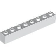 LEGO [3008] 300801 白色 Brick 1 x 8