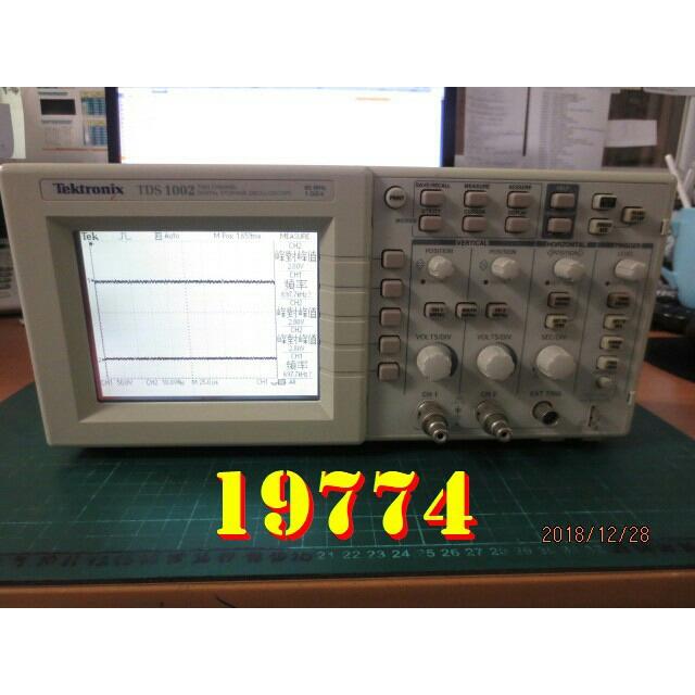 【全冠】太克TEKTRONIX TDS1002◇2-Ch Oscilloscope 數位示波器 60MHz 1GS/s