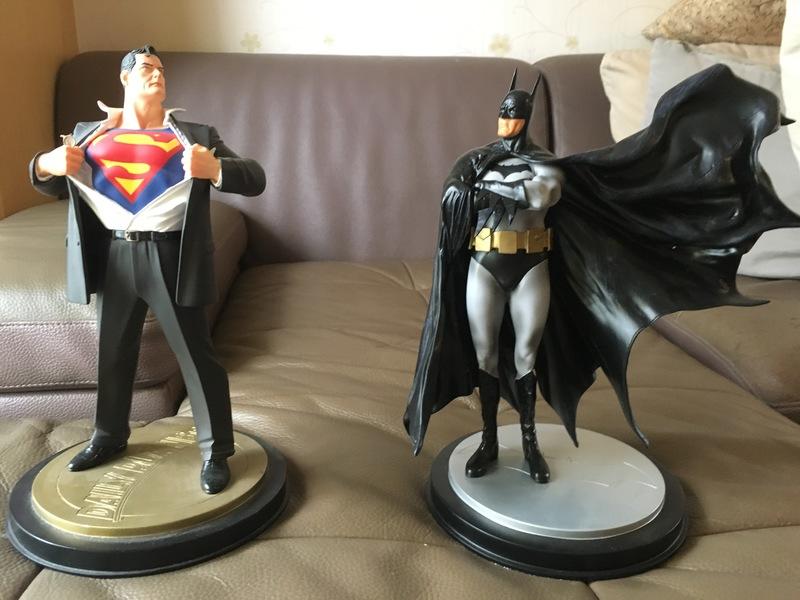 DC 超人與蝙蝠俠 Alex Ross 雕像