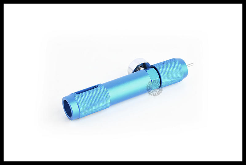 【原型軍品】全新 II CO2打氣筒帶氣壓錶 CO2填充器 藍色