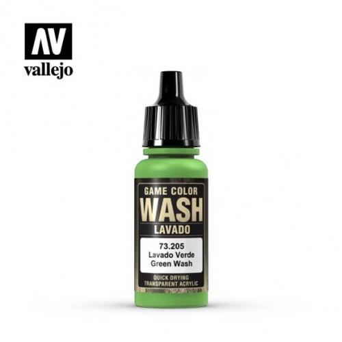 AV vallejo Game Color 73.205 Green Wash 73205 綠色漬洗水漆