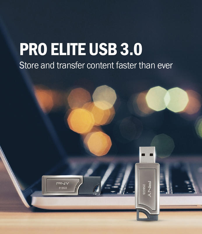 【kiho金紘】PNY 必恩威  PRO Elite USB 3.0 512GB 隨身碟