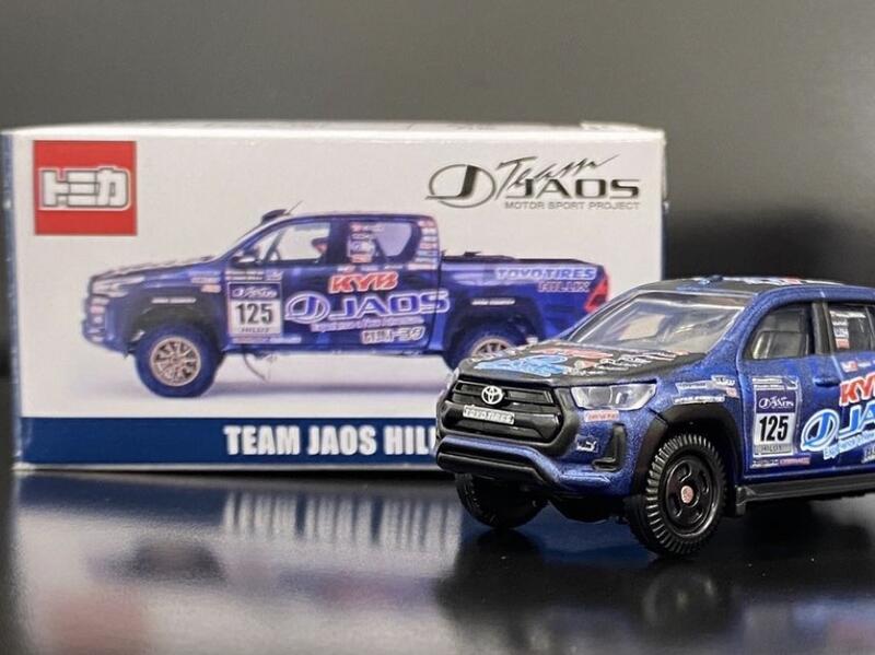 TOMICA 日本汽車百貨JAOS特注ジャオスTEAM JAOS HILUX 海力士皮卡有