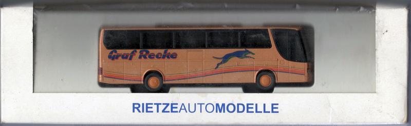 HO 1/87 Rietze 64002 RM Setra S 315 HDH Reisebus Graf Recke 