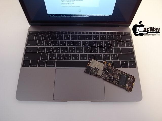 [台中 麥威蘋果] MacBook Retina 12" 無法過電 無法開機 一段時間無使用 主機板故障維修