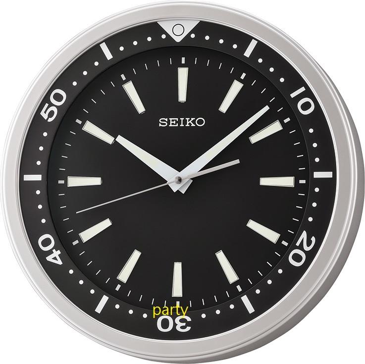 嚴選時計屋【SEIKO】日本 精工 SEIKO 黑水鬼潛水錶造型滑動秒針 時鐘 掛鐘 QXA723A / QXA723