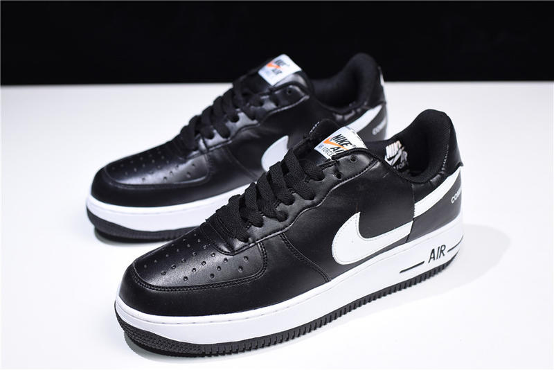 Supreme × Comme Des Garcons × Nike Air Force 1 黑白AR7623-001