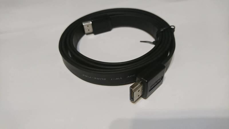 (含運)HDMI 1.4版 黑色扁線  1.5米 電腦，螢幕,電視 線 