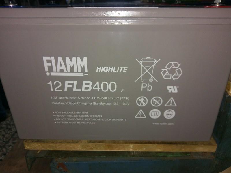 義大利Fiamm 12FLB400 100Ah 深循環電池 汽車電池 車用電池 再生電池 中古電池 UPS 不斷電系統
