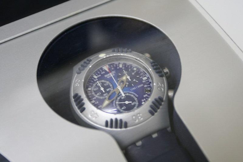 2000年天文台認證錶款-Swatch Chronometer Irony Scuba 200 Chrono