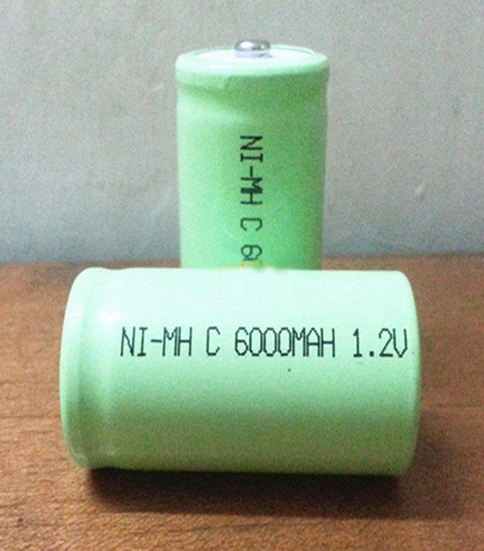 缺貨中~2號充电电池  NI-MH 6000MAH 1.2V C型 2號電池