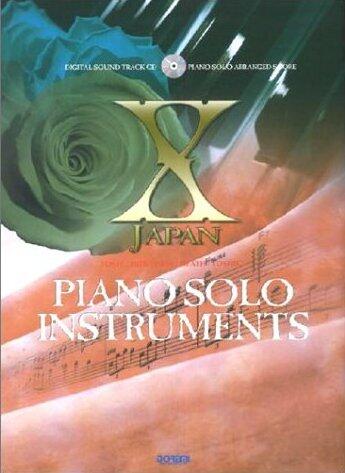 X JAPAN - Piano Solo Instruments 鋼琴譜 附CD / 樂譜 Score XJAPAN
