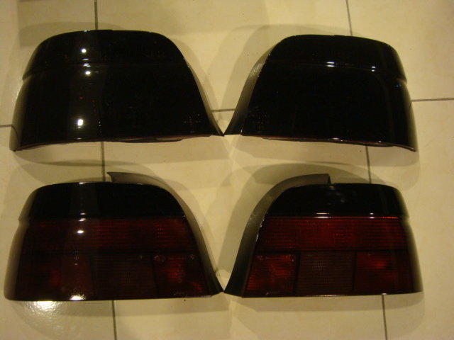 BMW E39  燻黑尾燈 一對
