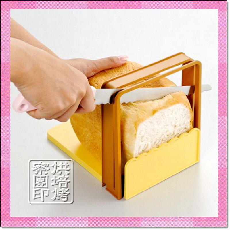 【烘培烤察團】日本貝印KAI_吐司切片器_附麵包刀