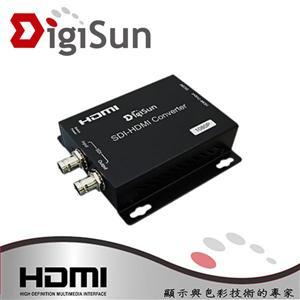 SDI轉HDMI+SDI Loop訊號轉換器 DigiSun SD372 專業攝影/安全監控必備
