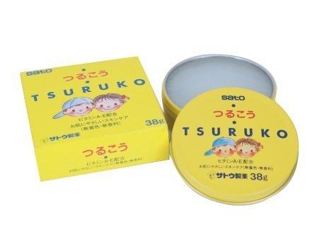 Bz Store 日本 sato 佐藤製藥 tsuruko 嬰兒護膚霜 寶寶面霜 柔美嬰孩專用潤膚膏 38g
