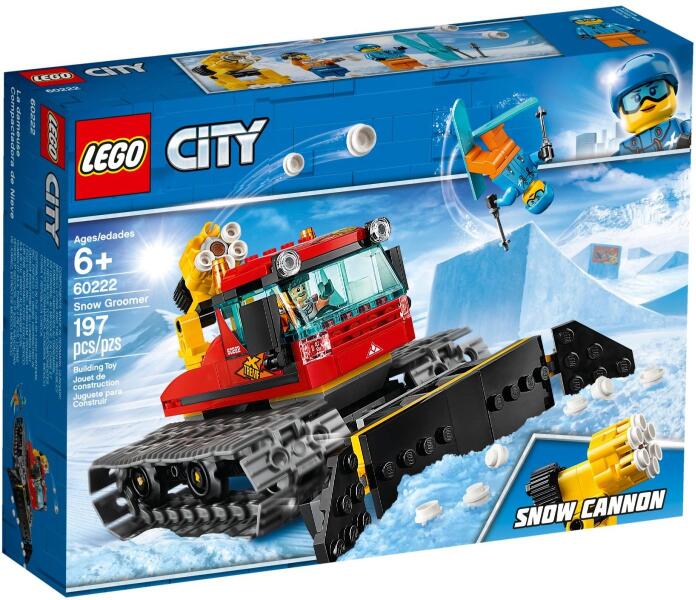 <樂高機器人林老師專賣店>LEGO 60222 CITY系列 Snow Groomer 路道鏟雪車