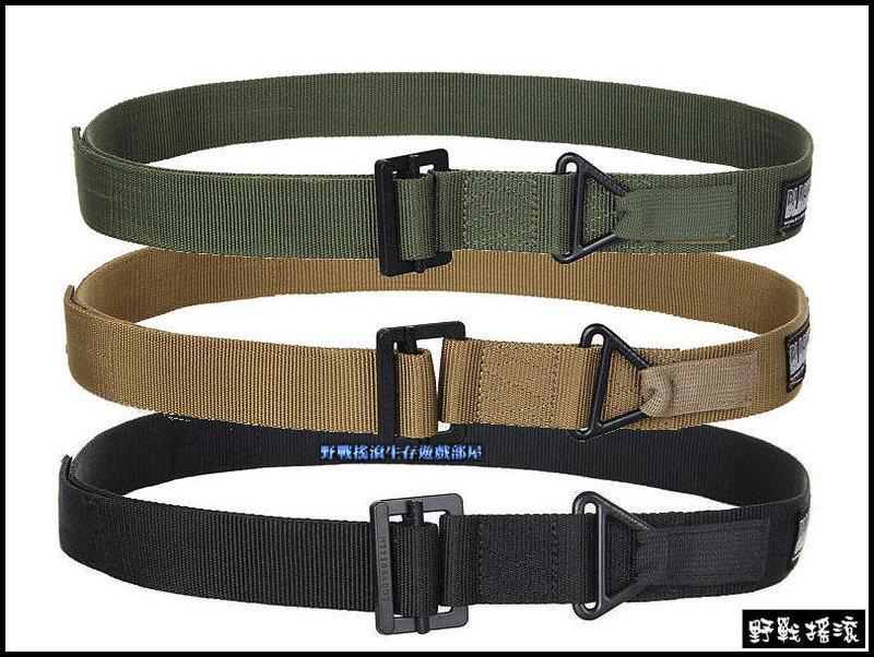 【野戰搖滾-生存遊戲】美軍CQC戰術腰帶 (黑色、沙色、軍綠色) S腰帶 勤務腰帶