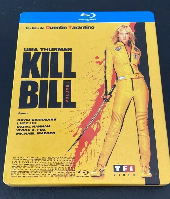 [藍光讚](現貨免運費)全新法版TF1 追殺比爾1 BD藍光單碟獨家鐵盒(法文字幕鎖B區),Kill Bill