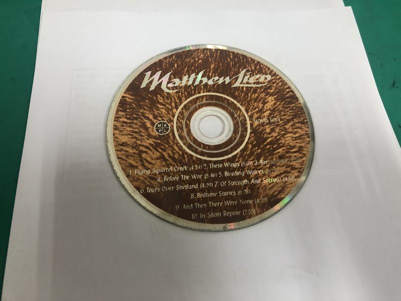 Matthew Lien 馬修連恩 Bleeding Wolves 狼 二手裸片 CD 專輯 <G16>