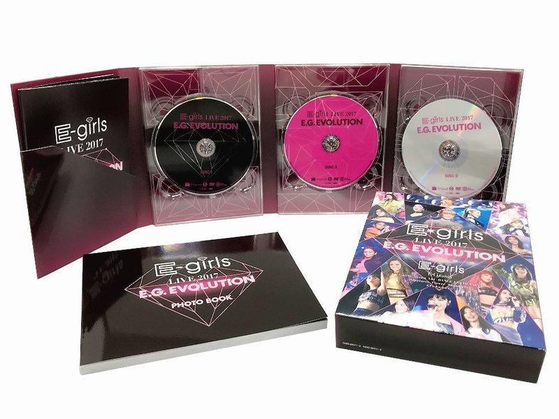 *特價預購 E-girls LIVE 2017 E.G.EVOLUTION (日版BD藍光+ Amazon特典年曆海報)