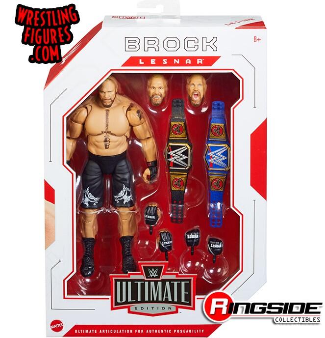☆阿Su倉庫☆WWE摔角 Brock Lesnar Ultimate Elite 15 F5野獸終極精華版人偶附冠軍腰帶