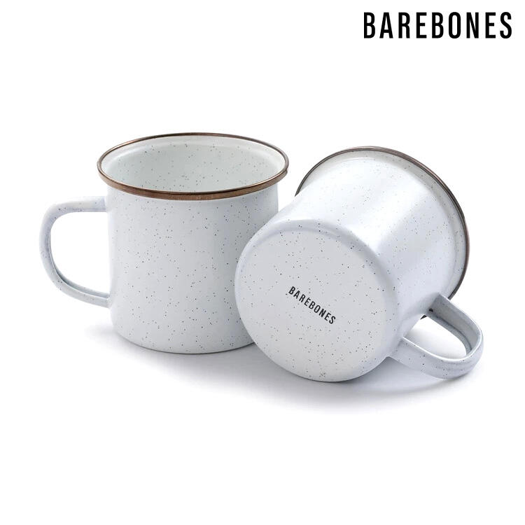 【兩入一組】Barebones CKW-393 琺瑯杯組/蛋殼白 水杯 咖啡杯 珐瑯杯 馬克杯 茶杯 湯杯【露戰隊】