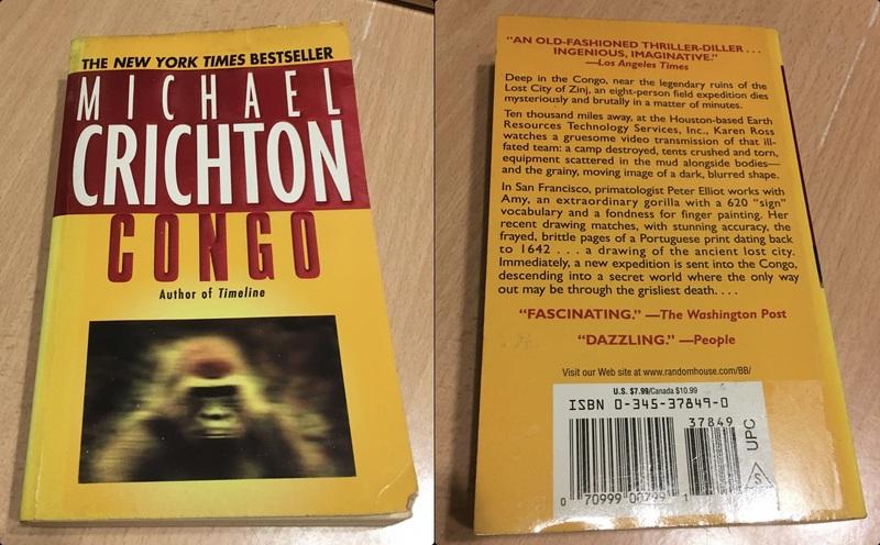 CONGO - Michael Crichton - ISBN 0-345-37849-0