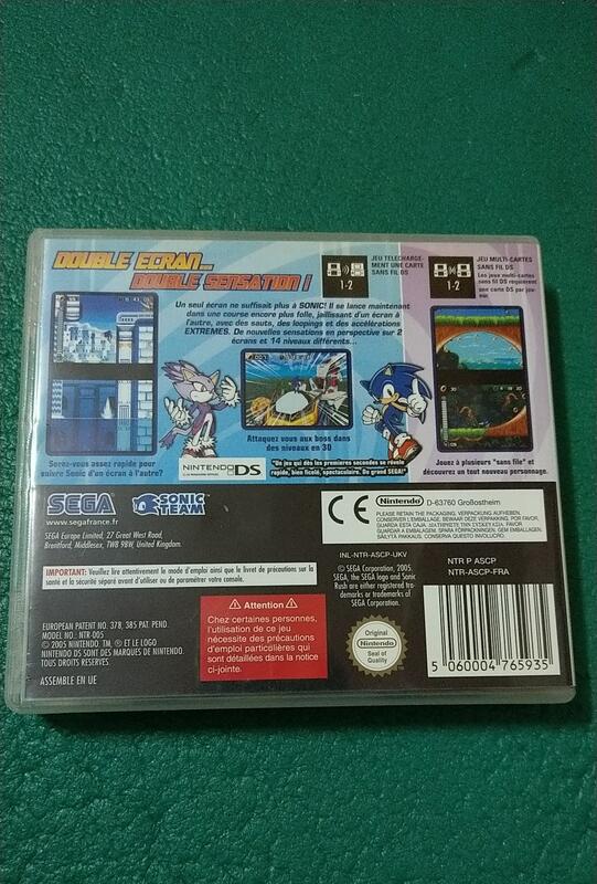 任天堂DS 音速小子SONIC RUSH 美版| 露天市集| 全台最大的網路購物市集