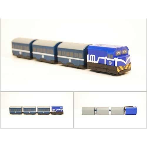 鐵支路全新品─台鐵R100（藍）普通車迴力列車