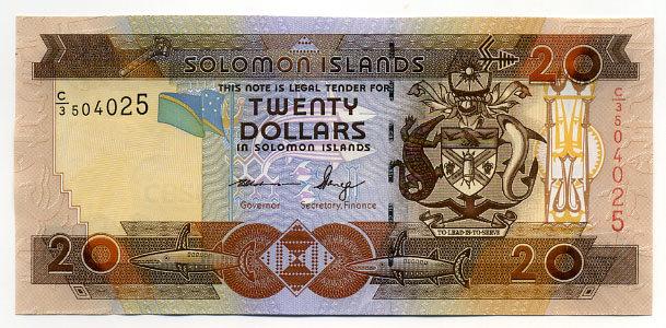 [富國]外鈔Solomon所羅門2009年20dollars-Pnew
