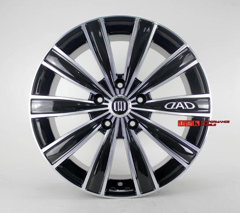 【美麗輪胎舘】日本正品 DAD GLAIVE新款鋁圈樣式 17吋5X114 7.5J ET45 黑車面~限量版