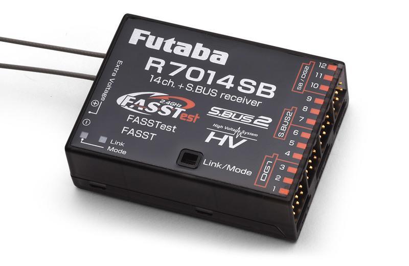 模型小鋪 全新 Futaba R7014SB接收機FASST/FASSTest、S.BUS/S.BUS 2、遙測、高電壓