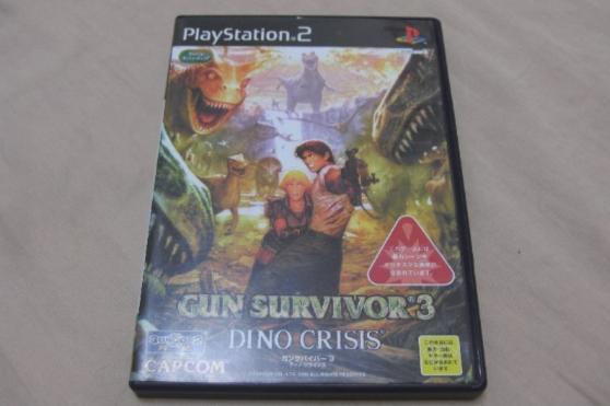PS2 生存遊戲 3 恐龍危機 GUN SURVIVOR 3 支援 GUNCON2 光線槍 二手良品