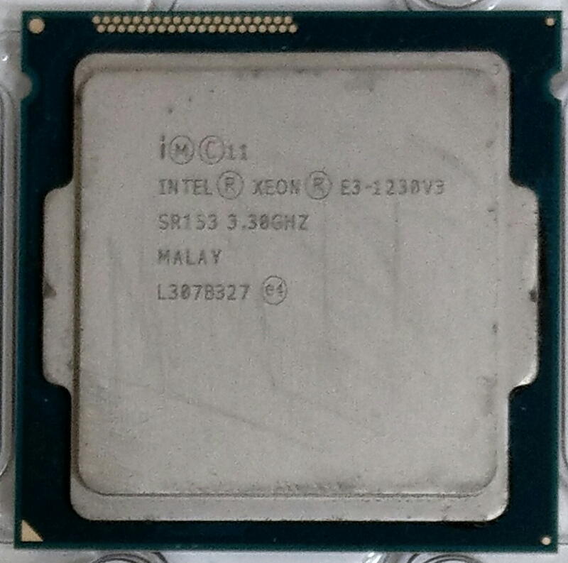 Intel 四代 Xeon E3-1230 1231 1240 V3 CPU (1150 近 i7-4770) 附風扇